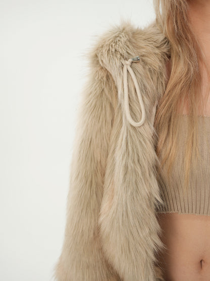 SIV 002 FLUFF HOODED JACKET